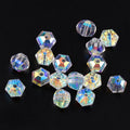 Best quality 8mm fashion glass beads octagon shape crystal beads lantern shape loose Spacer beads for Jewelry making 50pcs/bag Qme 8mm
