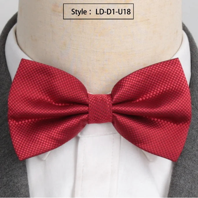 XGVOKH Men Ties Fashion Butterfly Party Wedding Bow Tie Boys Girls Qme LD-D1-U18