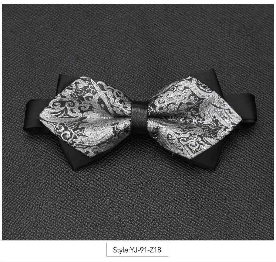 Men Bowtie Newest Butterfly Knot Mens Accessories Luxurious Bow Tie Qme YJ-91-Z18