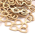 25Pcs Glasses Pattern Wooden Crafts Scrapbooking DIY For Wood Slices Ornaments Home Decoration Accessories Arts 16x43mm m1687 Qme Default Title