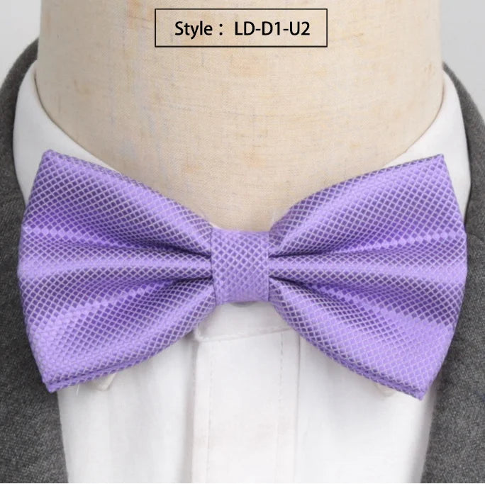XGVOKH Men Ties Fashion Butterfly Party Wedding Bow Tie Boys Girls Qme LD-D1-U2