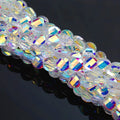 Super shiny fashion 6mm faceted Twisted glass beads flat round Austria crystal beads Loose Spacer beads Jewelry findings 100PCS Qme 6mm-100pcs