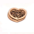 10pcs Unfinished Mixed Carved Heart Wooden Scrapbooking Crafts For Handmade DIY Handcraft Wood Slices Home Decoration m1842 Qme 5
