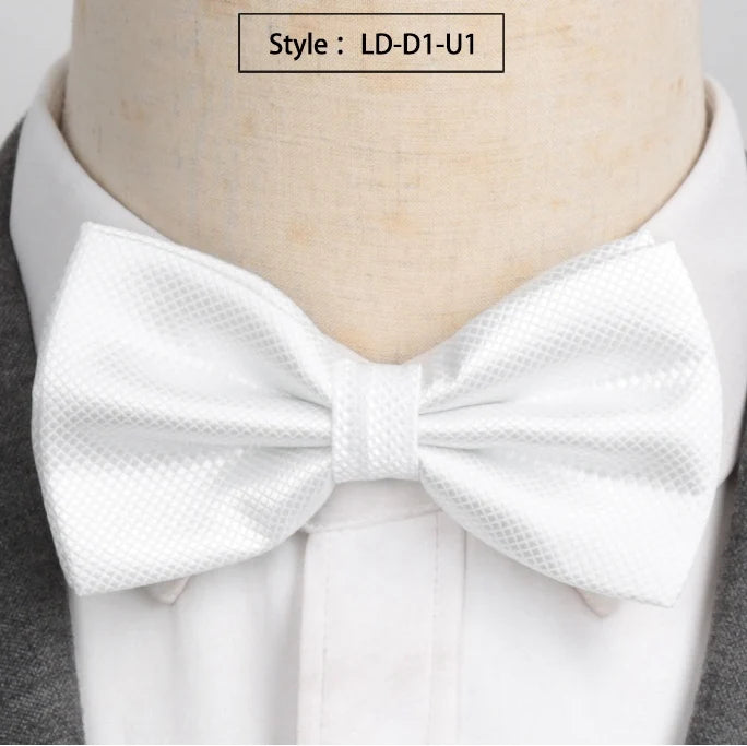 XGVOKH Men Ties Fashion Butterfly Party Wedding Bow Tie Boys Girls Qme LD-D1-U1