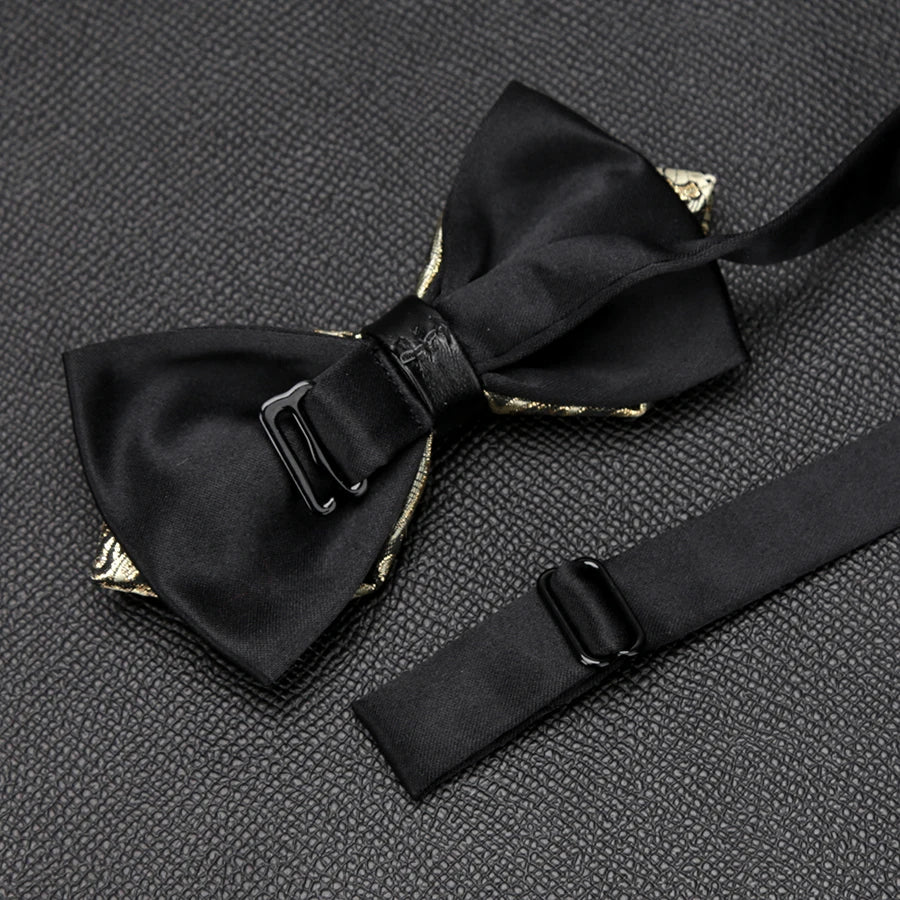 Mens Bowtie Quality Sale Necktie Fashion Formal Luxury Wedding Butterfly Cravat Ties for Men Shirt Business Gifts Accessories Qme