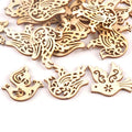 25pcs mixture Wooden Crafts creativity pigeon Pattern Scrapbooking Crafts wood decoration for Home Decoration m1566x Qme Default Title