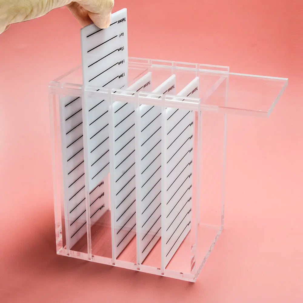NATUHANA False Eyelash Extension Display Stand Acrylic 5 Layers Qme