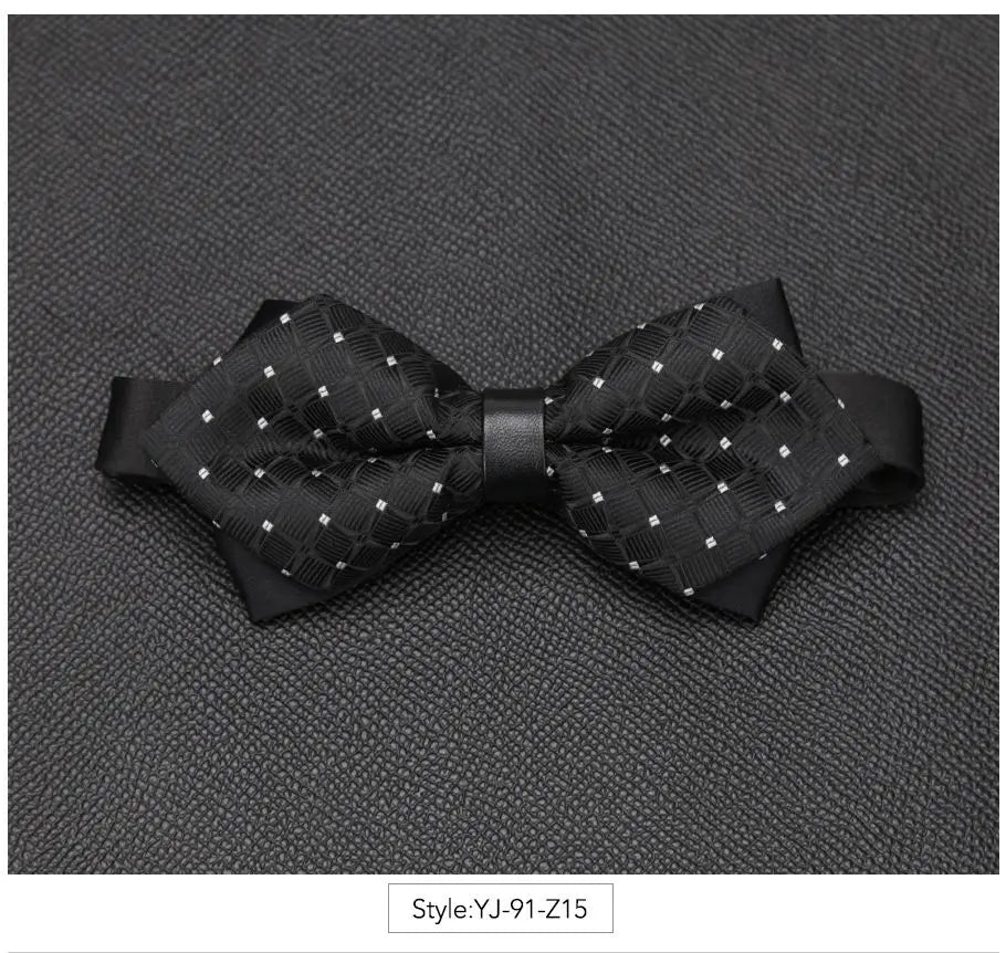 Men Bowtie Newest Butterfly Knot Mens Accessories Luxurious Bow Tie Qme YJ-91-Z15