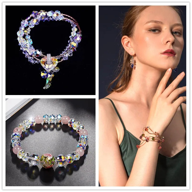 Wholesale Big Bag 4mm Faceted Crystal Beads Charms Rondelle Austria Glass Loose Beads Jewelry Beads for Jewelry Making 1500pcs Qme