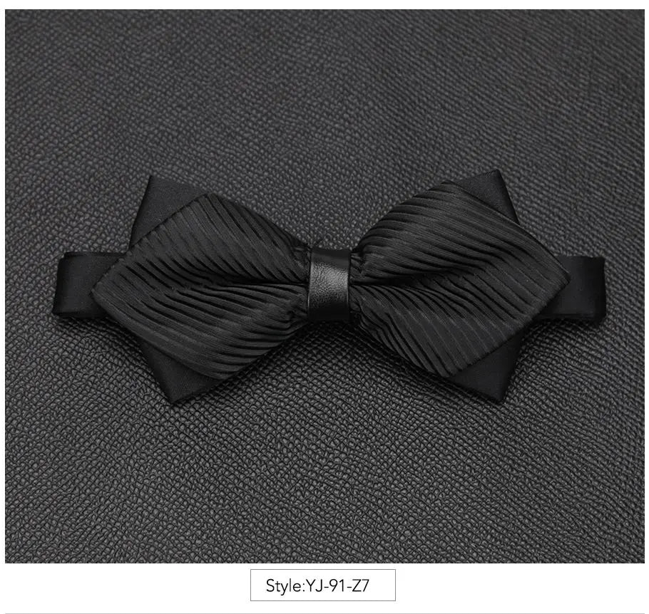 Men Bowtie Newest Butterfly Knot Mens Accessories Luxurious Bow Tie Qme YJ-91-Z7
