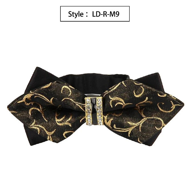 Bowtie Groom Mens Colourful Plaid Cravat Gravata Fashion Male