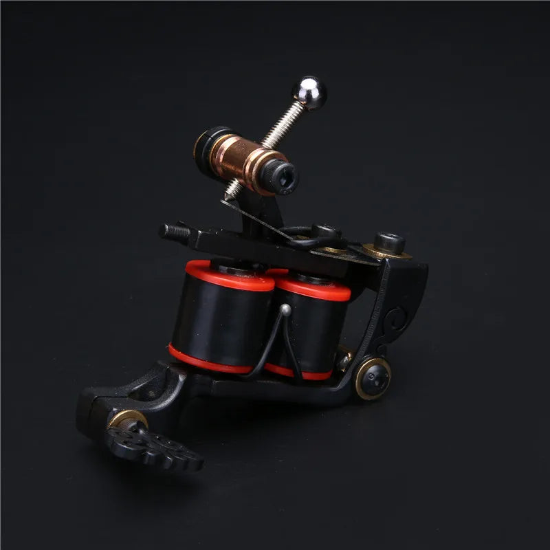 Professional Wire-Cutting Iron Tattoo Machine Gun 10 Wrap Coil For Liner Supply LTM-W22 Qme