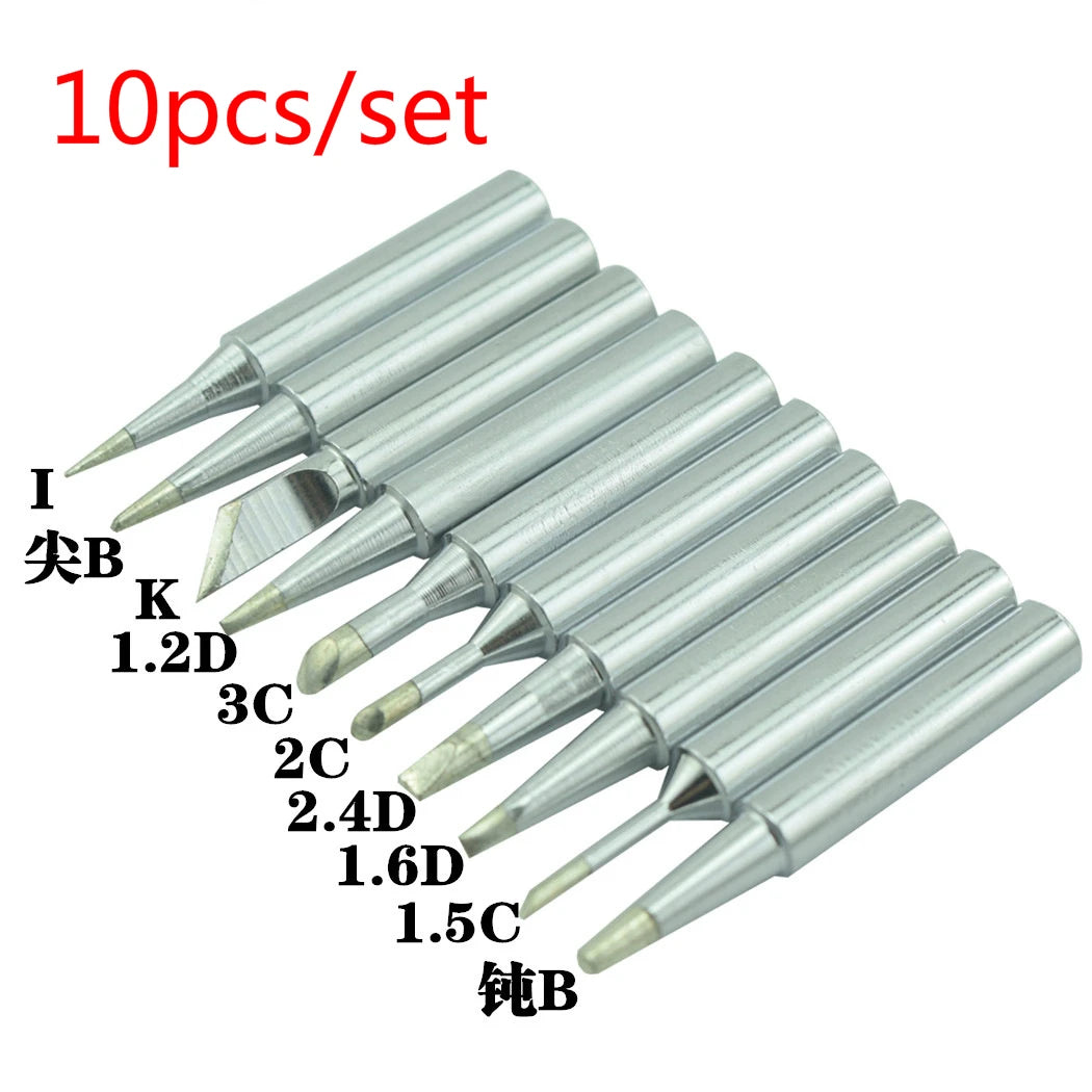 Solder Iron Tip Soldering Pure Copper 900M Lead-free Tips Electric Qme