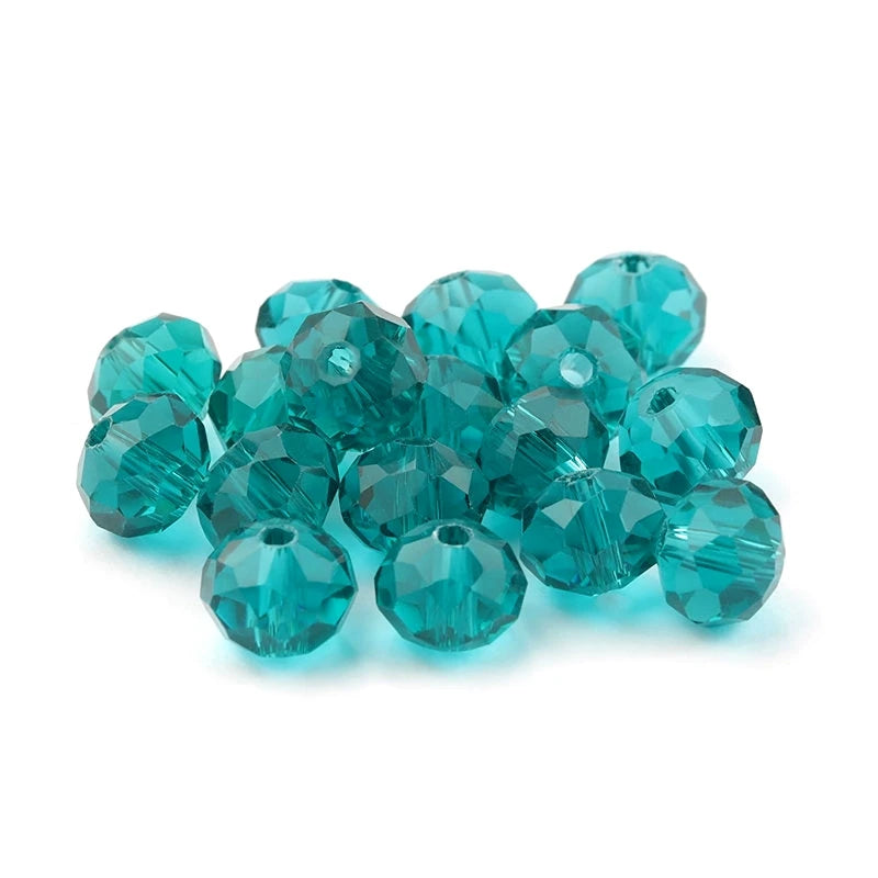 Wholesale Big Bag 4mm Faceted Crystal Beads Charms Rondelle Austria Glass Loose Beads Jewelry Beads for Jewelry Making 1500pcs Qme malachite blue