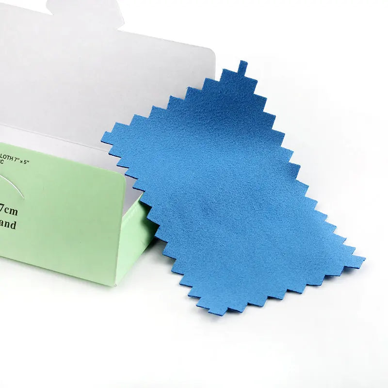Free shipping 10pcs/pack 10X7CM high quality cotton Silver Polish Cloth Silver Gold Clearing Jewelry Accessories Qme