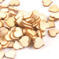 100Pcs Mini Heart Pattern Wood DIY Crafts For Handmade Accessories Wooden Scrapbooking Making Home Decoration 10mm m1808 Qme Default Title