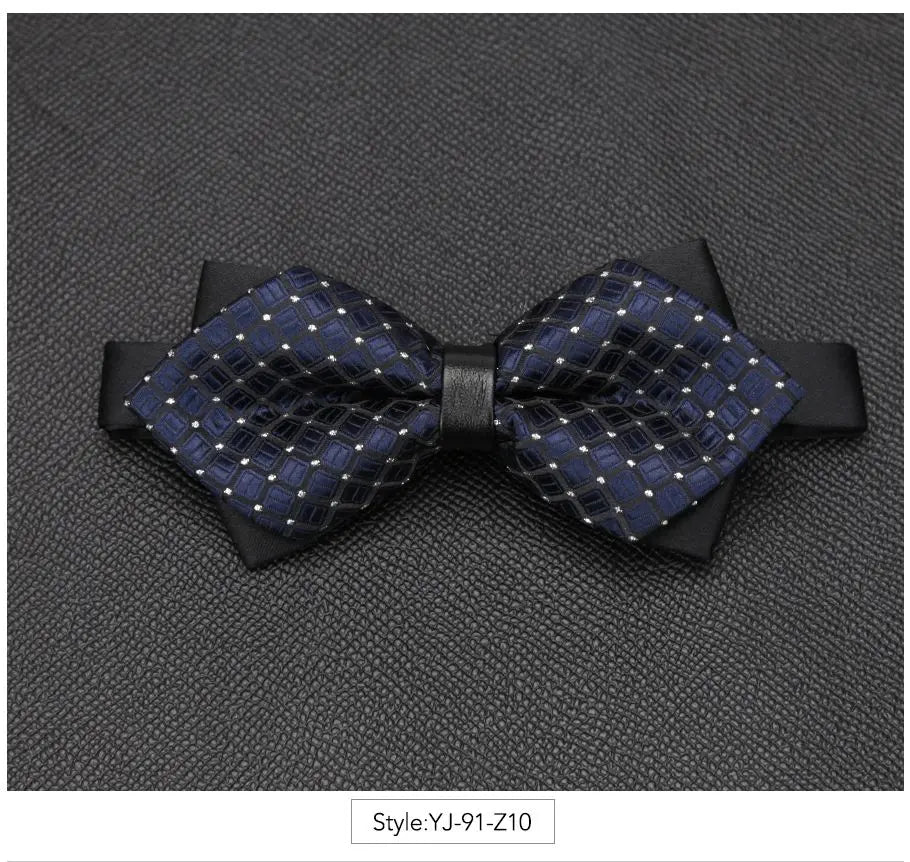 Men Bowtie Newest Butterfly Knot Mens Accessories Luxurious Bow Tie Qme YJ-91-Z10
