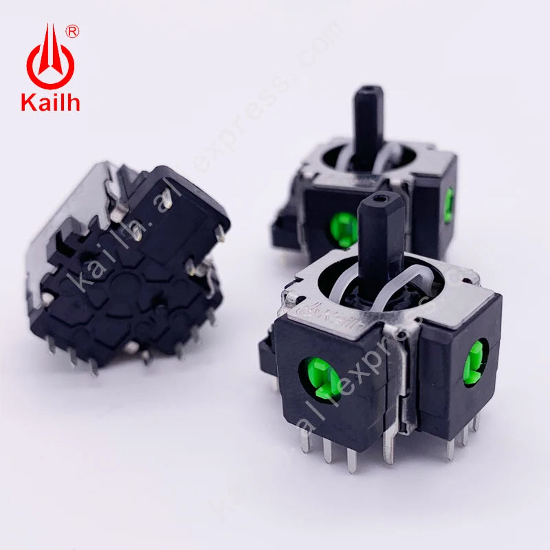 3PCS Kailh XBox Controller Joystick 3D Analog Stick Sensor Module XBox Potentiometer Analog Joystick for PS4 PS5 Xbox One Qme black