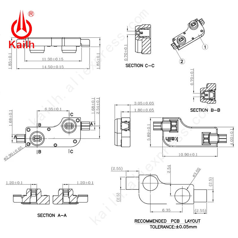Hot Swap Socket Mechanical Keyboard Switches Kailh PCB DIY Base Modification for Replacing Switches from the Keyboard Easily Qme