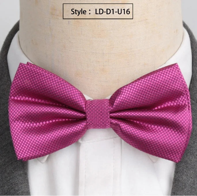 XGVOKH Men Ties Fashion Butterfly Party Wedding Bow Tie Boys Girls Qme LD-D1-U16