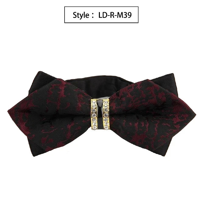 Bowtie Groom Mens Colourful Plaid Cravat Gravata Fashion Male