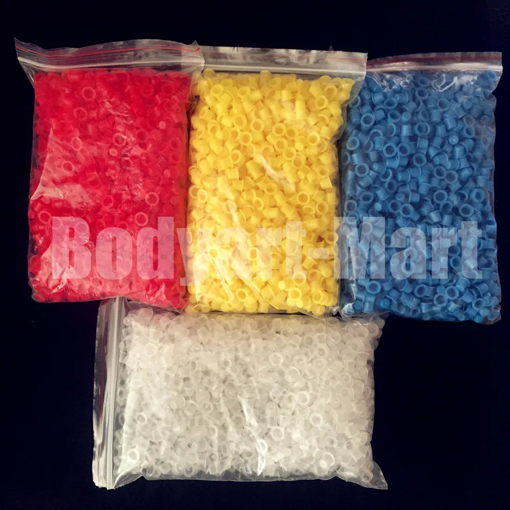1000pcs 8mm Small Size Tattoo Ink Cups Caps Permanent Makeup Pigment Cups Caps Supply YIC9-1000# Qme