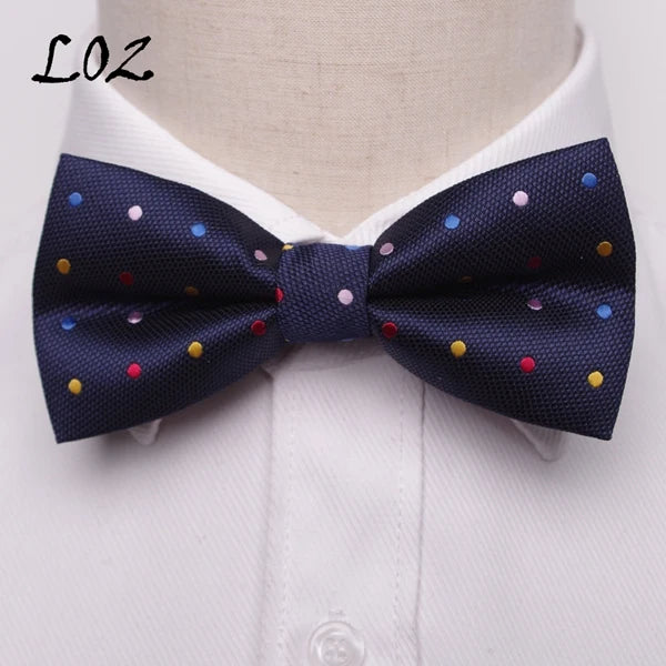Bowtie men formal necktie boy Men's Fashion business wedding bow tie Male Dress Shirt krawatte legame gift Qme L02
