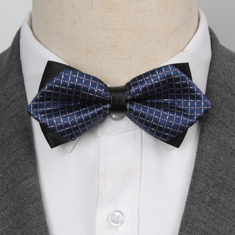 Men Bowtie Newest Butterfly Knot Mens Accessories Luxurious Bow Tie Qme