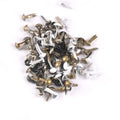100pcs 5x10mm Mix Round Fastener Brads Embellishment For Scrapbooking Supplies DIY Metal Crafts Accessories Shoes Decor c2147 Qme mixed