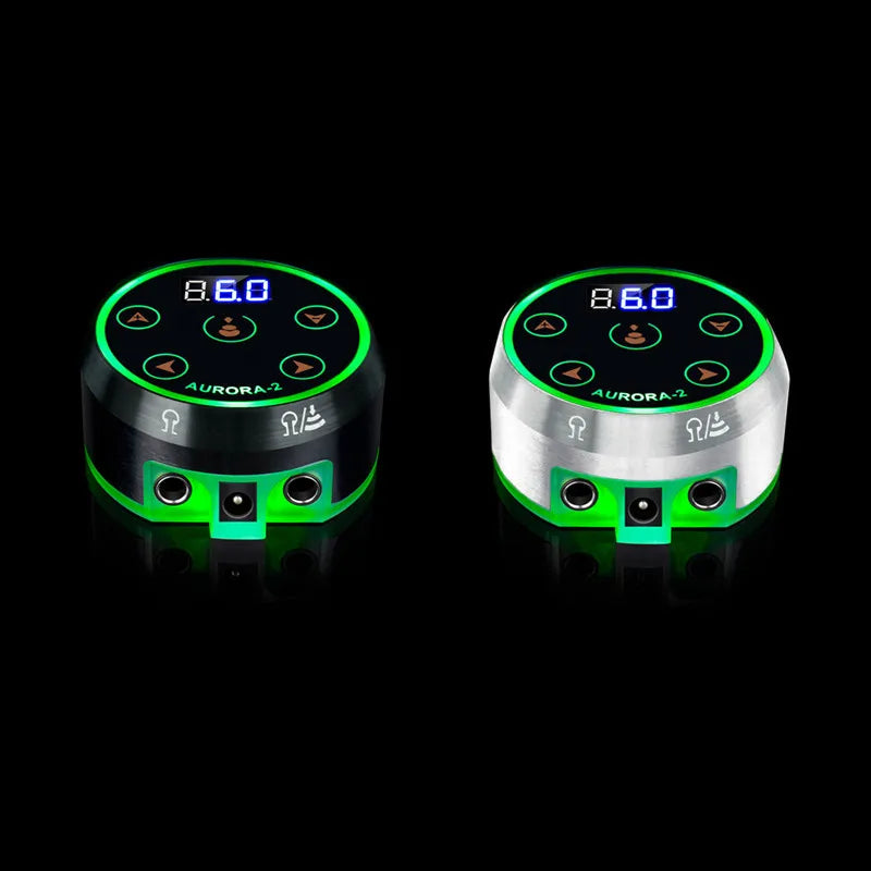 Brand New Mini AURORA LCD Touch Pad Tattoo Power Supply Qme