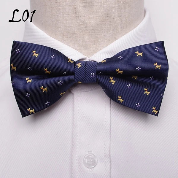 Bowtie men formal necktie boy Men's Fashion business wedding bow tie Male Dress Shirt krawatte legame gift Qme L01