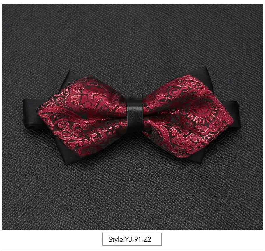 Men Bowtie Newest Butterfly Knot Mens Accessories Luxurious Bow Tie Qme YJ-91-Z2