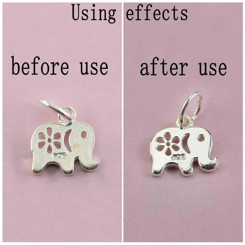 Free shipping 10pcs/pack 10X7CM high quality cotton Silver Polish Cloth Silver Gold Clearing Jewelry Accessories Qme