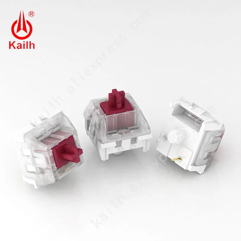 10pcs Kailh Speed Purple Burgundy Pro Light Green Switch Mechanical Keyboard Switch Clicky Tactile Linear Qme