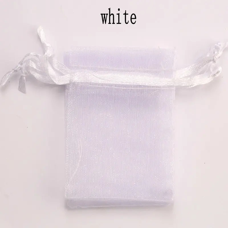 Wholesale 16 color 100pcs/lot 9*12cm organza Christmas wedding gift bags candy bag jewelry packing drawable organza bags&pouch Qme