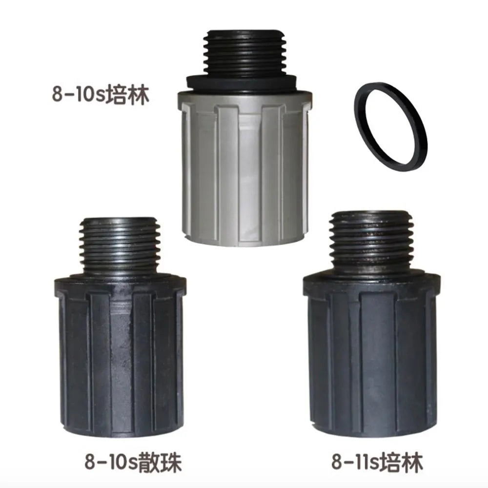 MTB Cycling Bike 8-10/ 8-11 Speed Freehub Aluminum Alloy Body Kit Ball Bearing Black Titanium Freehub for 8/9/10/11 speed bikes Qme