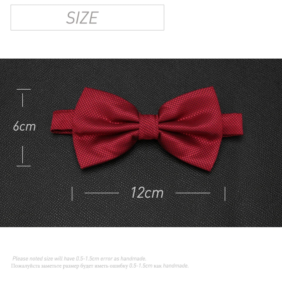 XGVOKH Men Ties Fashion Butterfly Party Wedding Bow Tie Boys Girls Qme