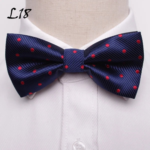 Bowtie men formal necktie boy Men's Fashion business wedding bow tie Male Dress Shirt krawatte legame gift Qme L18