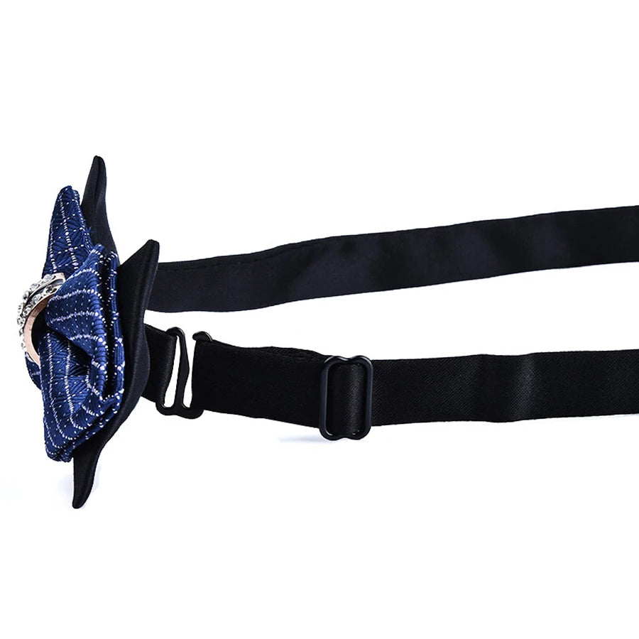 New Bowtie Groom Mens Colourful Plaid Cravat Gravata Fashion Male Butterfly Wedding Luxurious Bow Ties for Men Gift Accessories Qme
