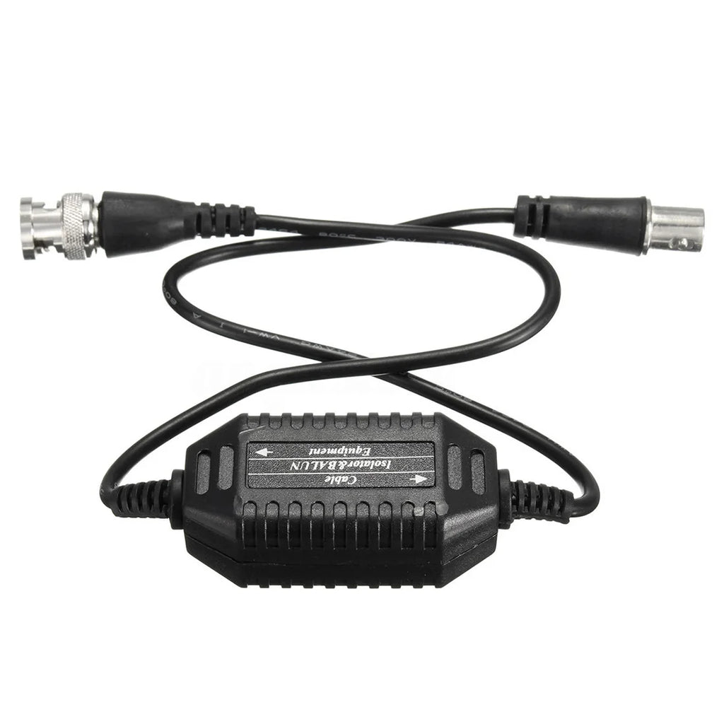 2pcs Coaxial Video Ground Loop Isolator Balun BNC Male to Female for CCTV Camera Qme