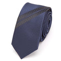 Mens Ties Luxurious Slim Necktie Stripe Tie Men Business Wedding Qme YJ-15-B01