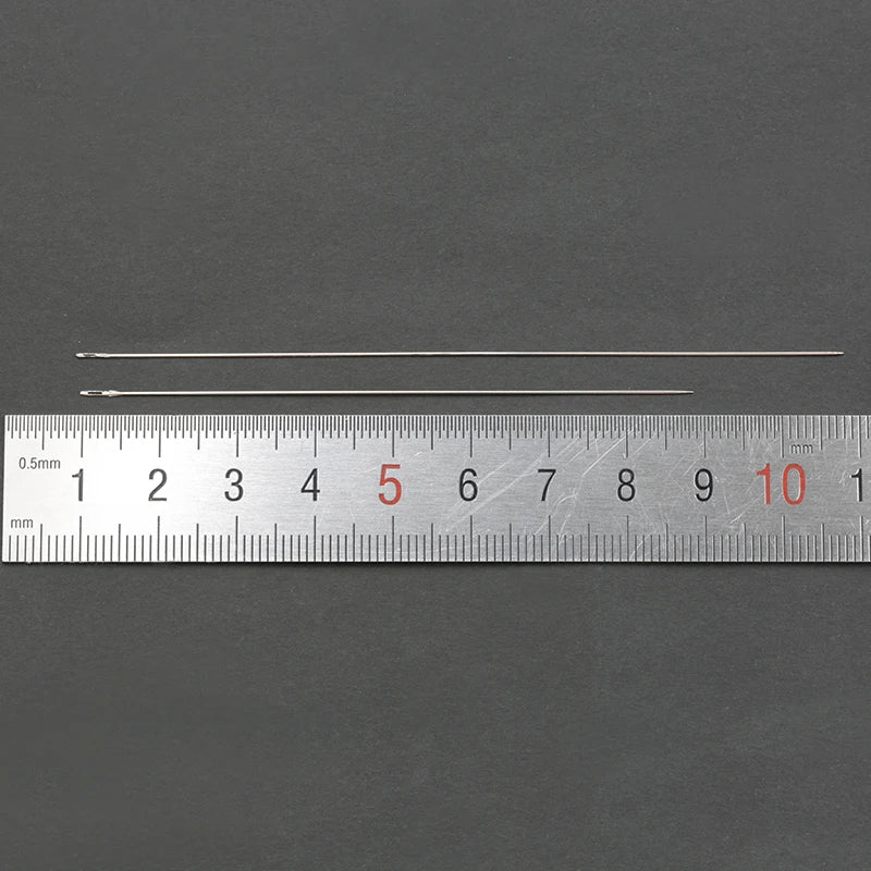 30pcs stainless steel beading needles 8cm 10cm hand tools beading pins for beading diy earrings Bracelet necklace jewelry making Qme