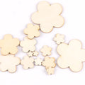 Mixed Flower Pattern Wood Slices DIY Crafts Handmade Ornaments Unfinished Wooden Handicrafts Home Decor Arts 10-80mm M1962 Qme 20mm 50pcs