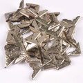 50pcs 14x14x2mm Gold Corner Protector For Books DIY Scrapbooking Photo Albums Folders Menus Metal Trilateral Corner Crafts C1580 Qme sliver