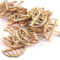 15Pcs Wooden Ornament Umbrella Shape For DIY Scrapbook Accessories Wood Slices Handmade Crafts Home Decoration 39x40mm M1703 Qme Default Title