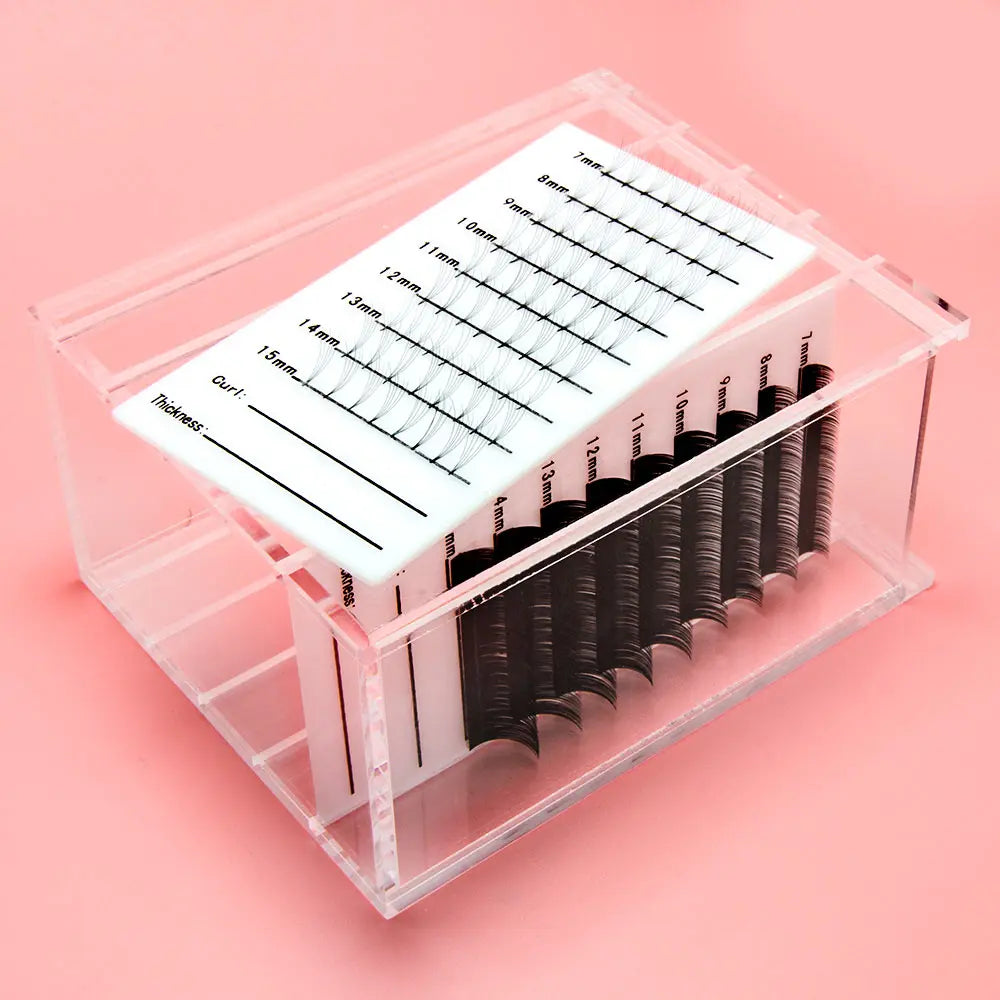 NATUHANA False Eyelash Extension Display Stand Acrylic 5 Layers Qme