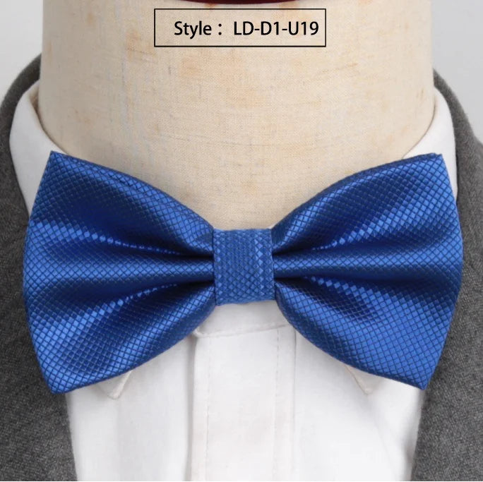 XGVOKH Men Ties Fashion Butterfly Party Wedding Bow Tie Boys Girls Qme LD-D1-U19