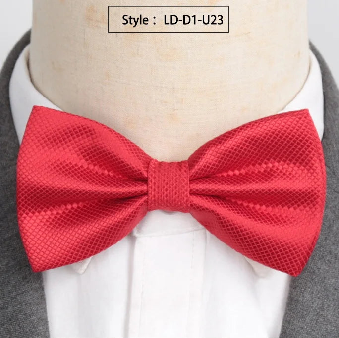 XGVOKH Men Ties Fashion Butterfly Party Wedding Bow Tie Boys Girls Qme LD-D1-U23