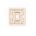 5Pcs Round/square Lace Pattern Unfinished Wood Slices DIY Crafts For Wooden Ornaments DIY Scrapbook Home Decor Accessories m2173 Qme 1
