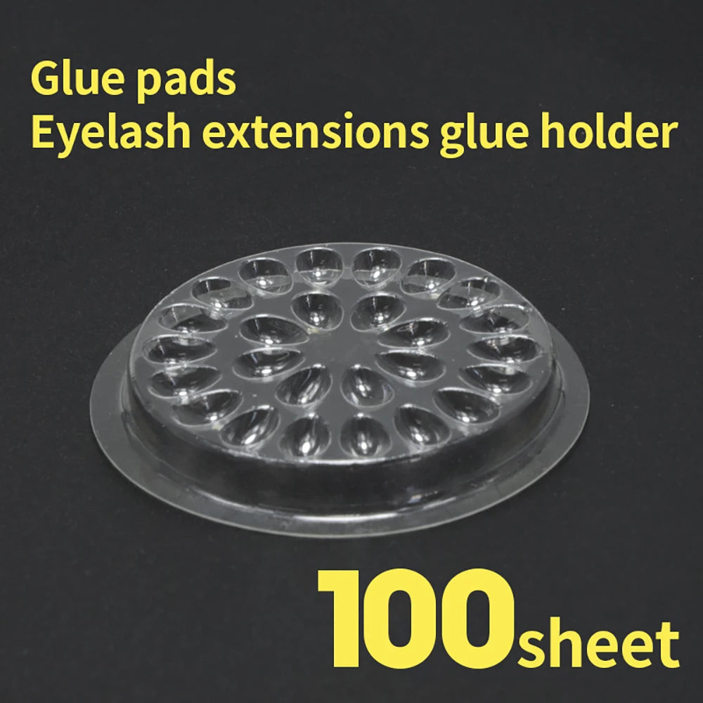 Glue Gasket Eyelash Holder Adhesive Pallet Extension Pads Stand Qme
